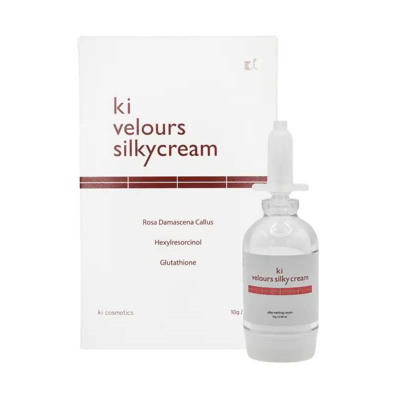 KI Velours Silky Cream | Exosome Brightening & Anti-Wrinkle Moisturizer | Makeup primer| Glutathione + Hexylresorcinol + Rose Callus Extract | 10g / 0.35oz.