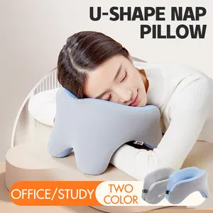 Student multifunctional office nap pillow Ushaped nap pillow lying down pillow nap artifact Outdoorfun #Outdoorfun