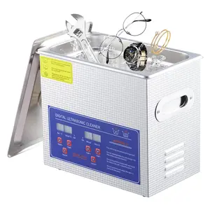 GARVEE Commercial Ultrasonic Cleaner, 3.2L Professional Ultrasonic Cleaner, 40kHz with Digital Timer&Heater, 120w Excellent Cleaning Machine for Watch Eyeglasses Rings