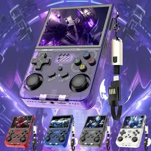 R36xx Handheld Video Game Console 64GB, Retro Gaming Machine with 15000+ Classic Games, 3.5 Inch IPS Screen, WiFi Supported, Portable Game Console