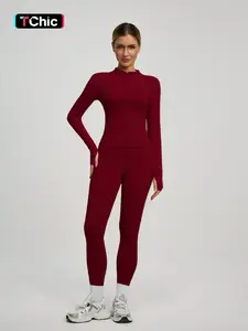 High Elasticity Abdominal Control Yoga Set, Slimming Fitness Running Pants for Women, Comfortable Sportswear for All Seasons, Yoga Tracksuit Set