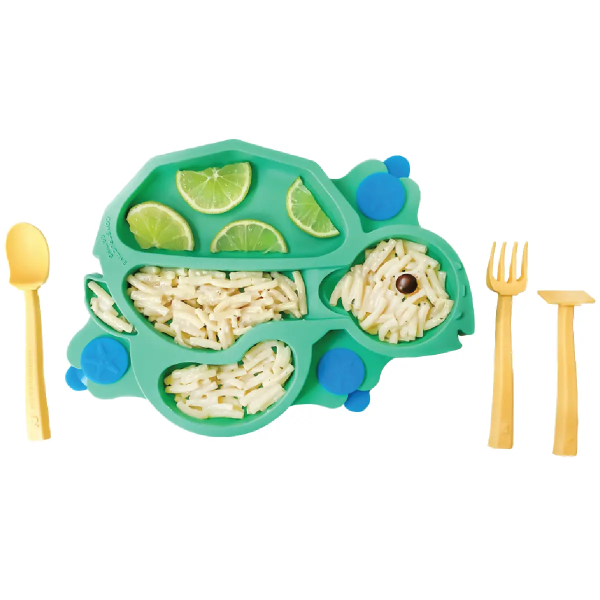 Constructive Eating Training Utensils and Plate Set - Made in USA - Kitchenware - Kitchen Utensils - Cutlery, Tableware