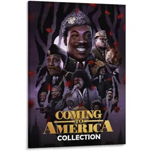 Room Posters Coming To America Movie Posters Cool Artwork Wall Art Home Decor Posters Gift Ideas Poster Decorative Painting Canvas Wall Art Living Room Posters Bedroom Painting