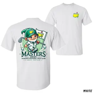 2025 Masters 2-Sided Shirt Tournament - Augusta National Golf Club Mascot Tee, Cute Golf Graphic Shirts – Unisex, Short Sleeve
