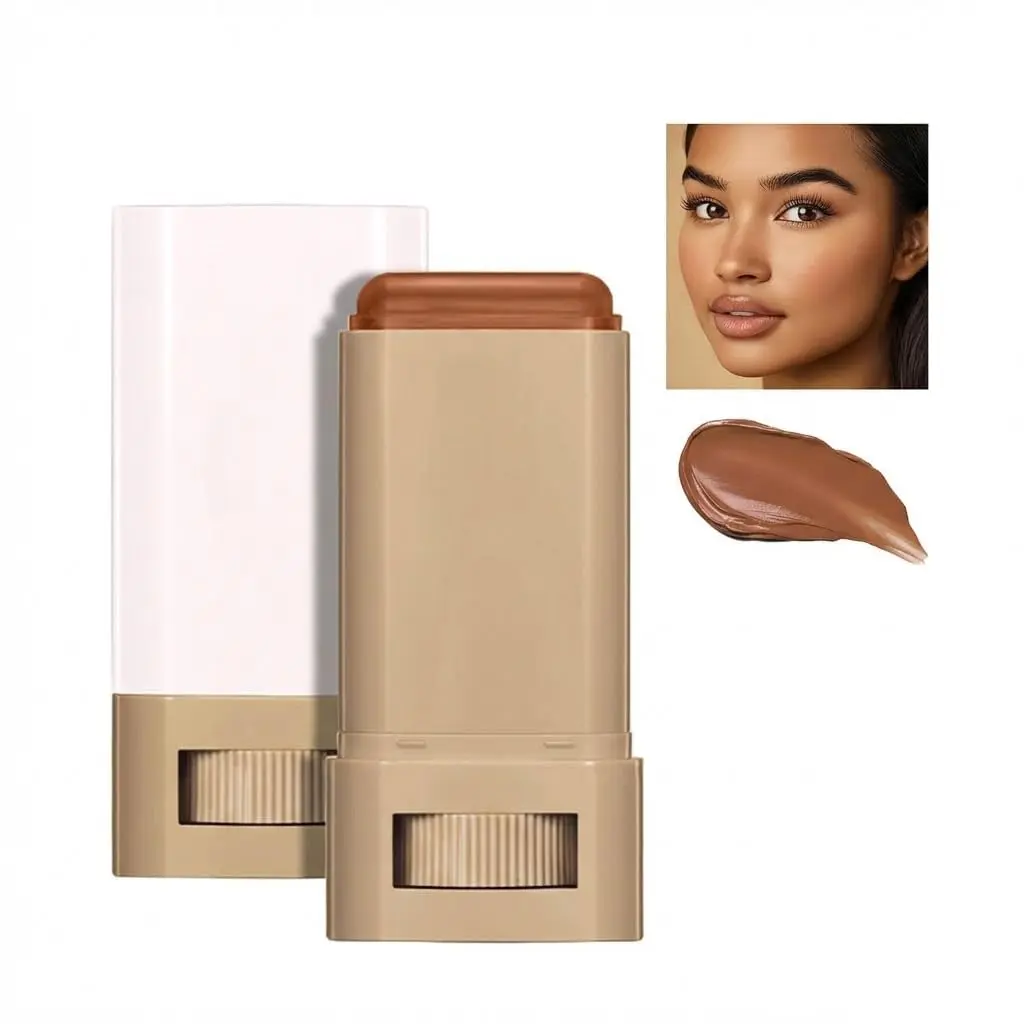 Enriched Beauty Balm Serum Skin Tint Stick - Face Tint Balm Foundation with Serum Benefits, Buildable Hydrating Coverage, Moisturizing Concealer for Glowing Flawless Finish (3#, 1, All Skin Types),summerwins