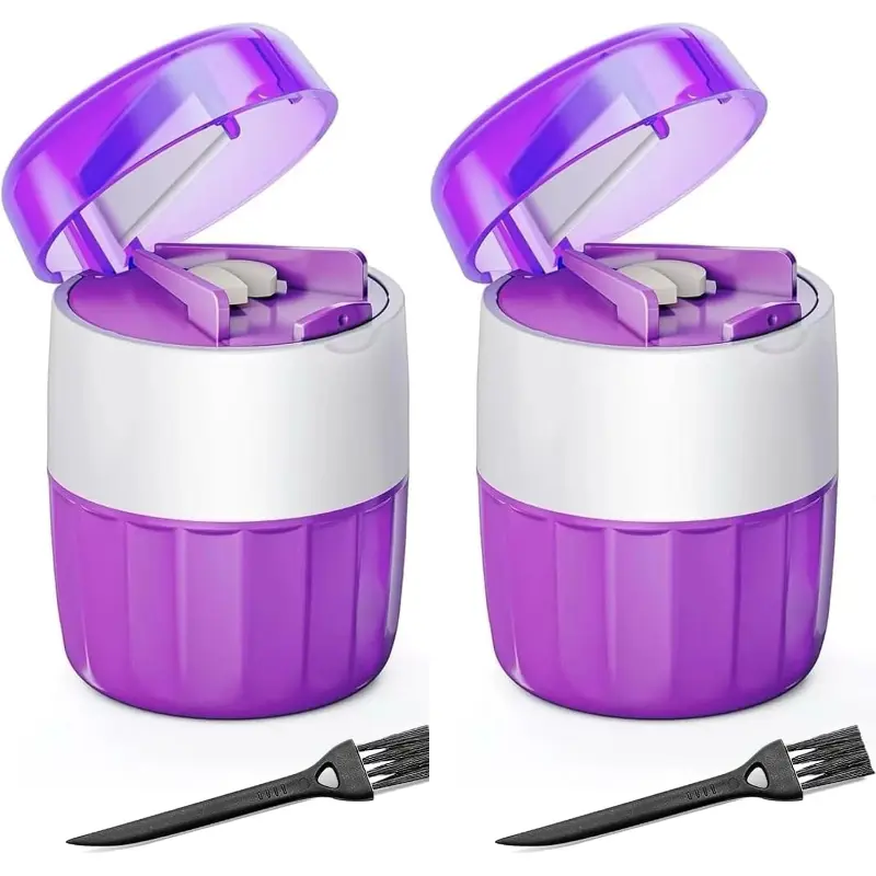 DEPAD 3-in-1 Pill Crusher and Pill Cutter with Stainless Steel Grinding Head, Fine Powder for Tablet Grinding, Storage Compartment for Tablets Healthcare Black Vitamin Care