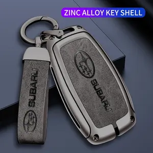 Car Key Case Cover Protector Shell Bag for Subaru Wrx Xv Crosstrek Legacy Brz Forester Impreza Sti Outback 2015-2019 Accessories