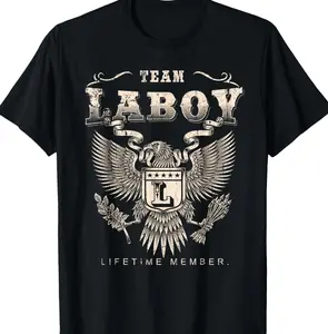 Team LABOY Lifetime Member Last Name T-Shirt SFK