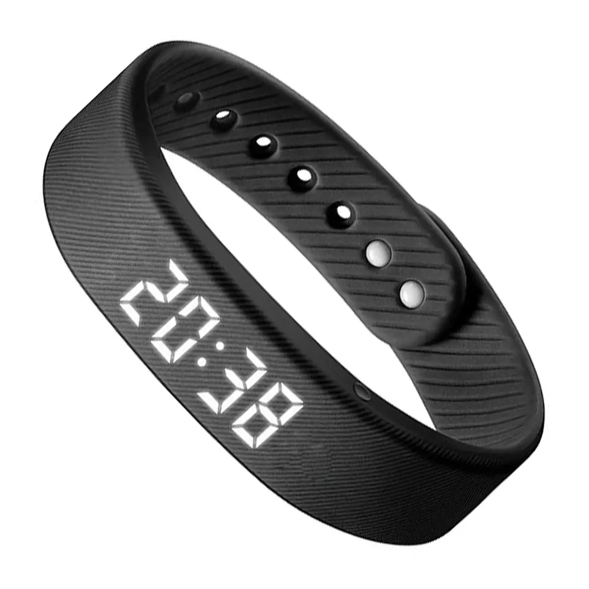 Fitness Tracker with Silent Alarm, Waterproof Band, Step Counter, Built-in USB Plug - No Cables Needed, Ideal for Gym & Travel #SmartWatch #LifeHack