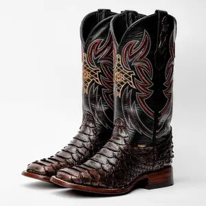 Brown Jumbo Boots - Square Toe