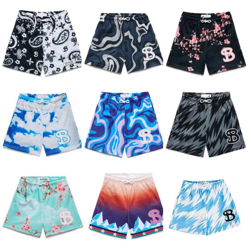BUCKETSQUAD Shorts – Hoop Culture Mesh Shorts for Kids, Junior & Adult, Lightweight Basketball Everyday Wear, Summer Gift
