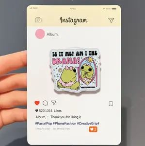 Is It Me? Am I the Drama? Magnet Magnetic Phone Grip – Funny Frog Toad Decor