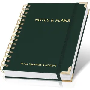 Aesthetic Daily Planner And Notebook With Hourly Schedule - Aesthetic Spiral To do List Notepad For Work/Home to Organize Tasks And Appointments - Stylish School/Office Supplies Book For Women