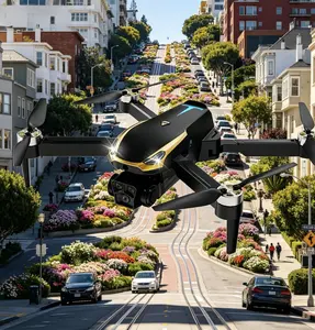 Aerial Drone M8 Pro 2026 - 360° Stunt Roll, Optical Flow Hover, 4K UHD EIS Camera & Two Long-Life Batteries