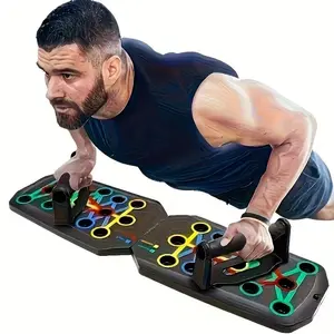 Multifunctional Push-Up Board Training System, Heavy-Duty Home Gym Equipment, Non-Slip Surface, Core Chest Arm Leg Back Workout, Unisex