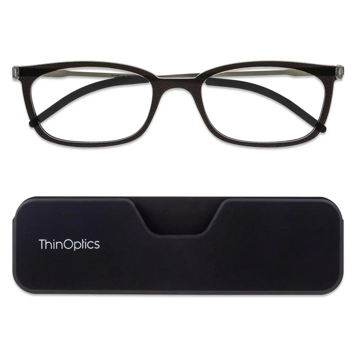 ThinOptics Rectangular Readers with Connect Case