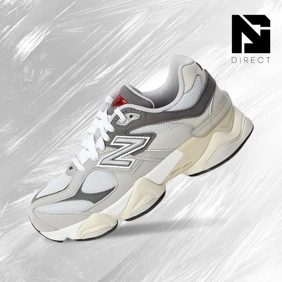 New Balance 9060 Rain Cloud (GS) Kids' Sneakers - Youth/Women's Vintage Spring & Summer Inspired Running Shoes, Shock-Absorbing Comfort, Gym-Streetwear Casual Wear, Back to School, GC9060GY