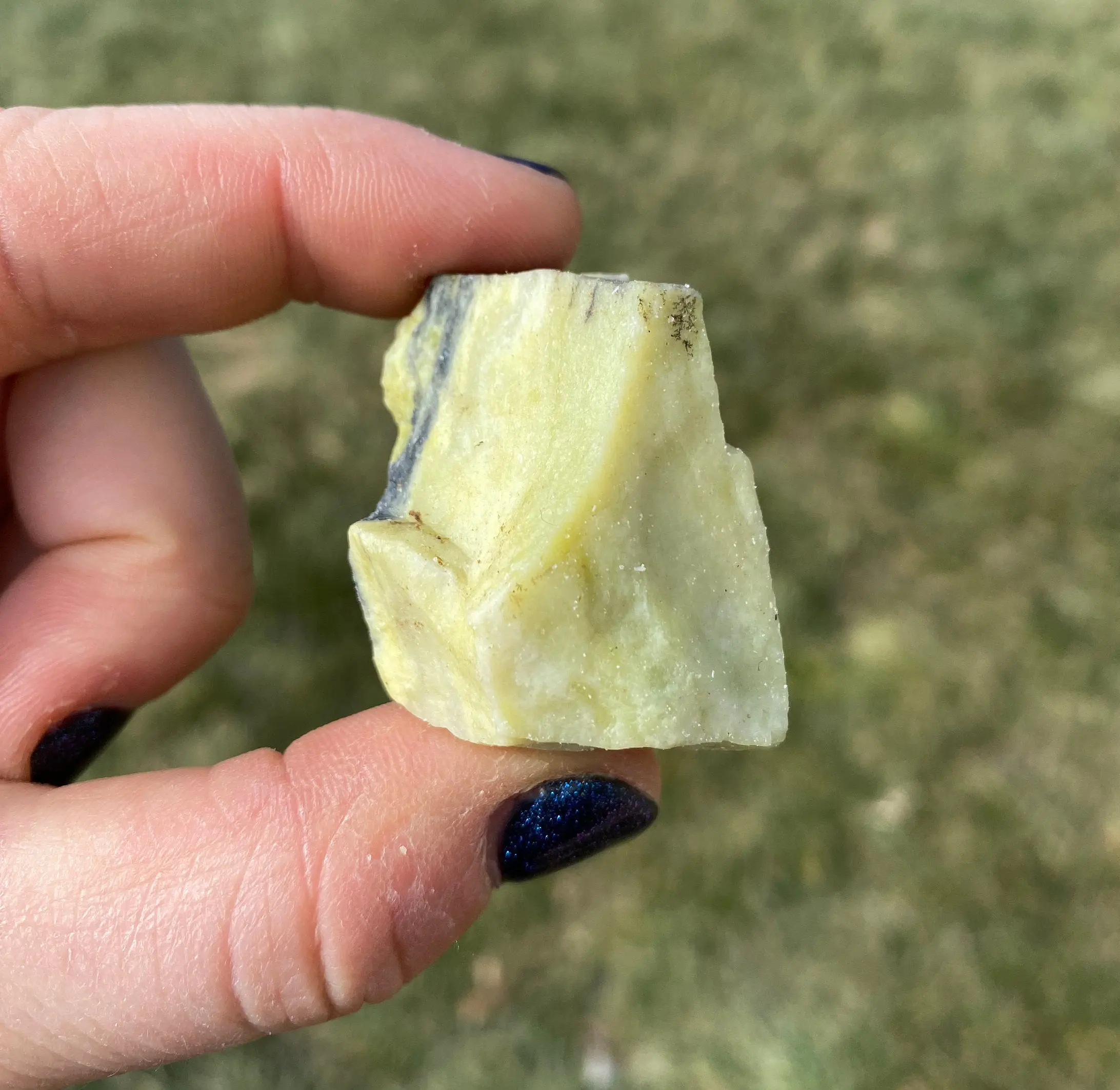 New Moon Beginnings Raw Serpentine Stone - Natural Green Color, Variety of Shapes, Gently Aged Appearance