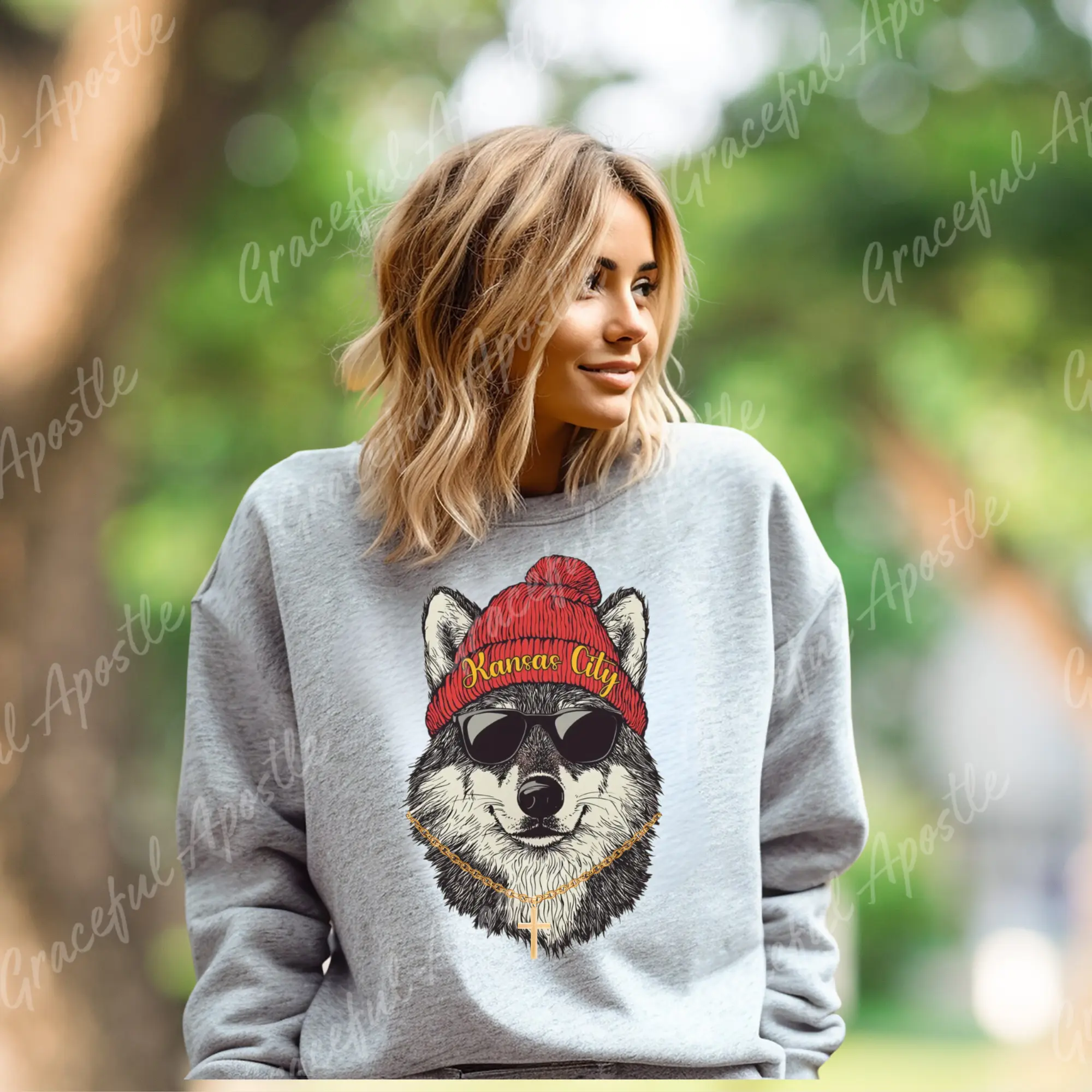 KC Chiefs Christian sweatshirt and tee