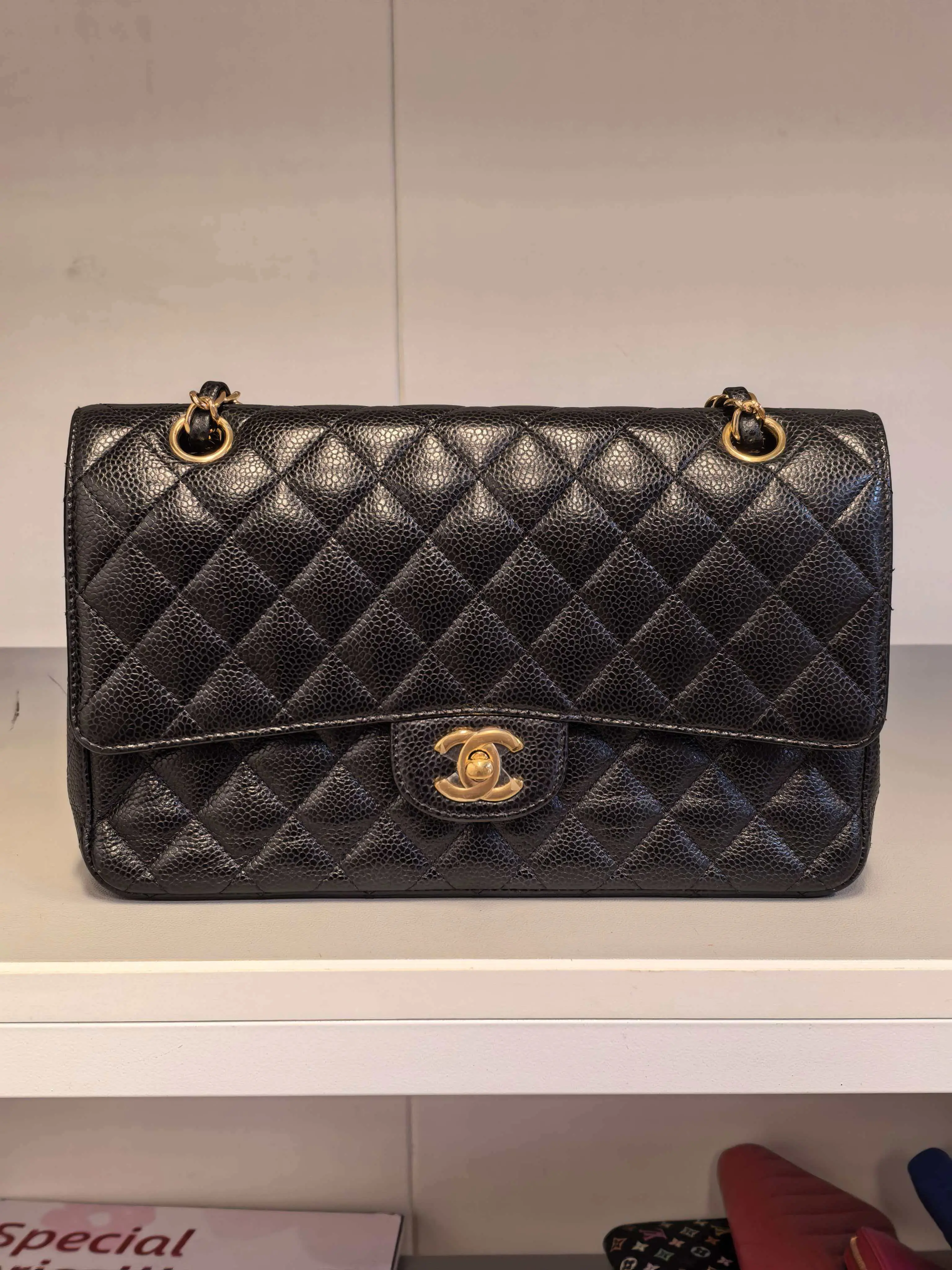 Pre-owned CHANEL leather Shoulder Bags Classic Flap Medium CF Year: 2019 (BF 12Z) XP02203