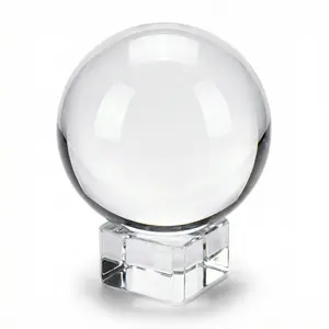 125mm Clear Crystal Ball for Divination, Spirit Contact &amp; Scrying