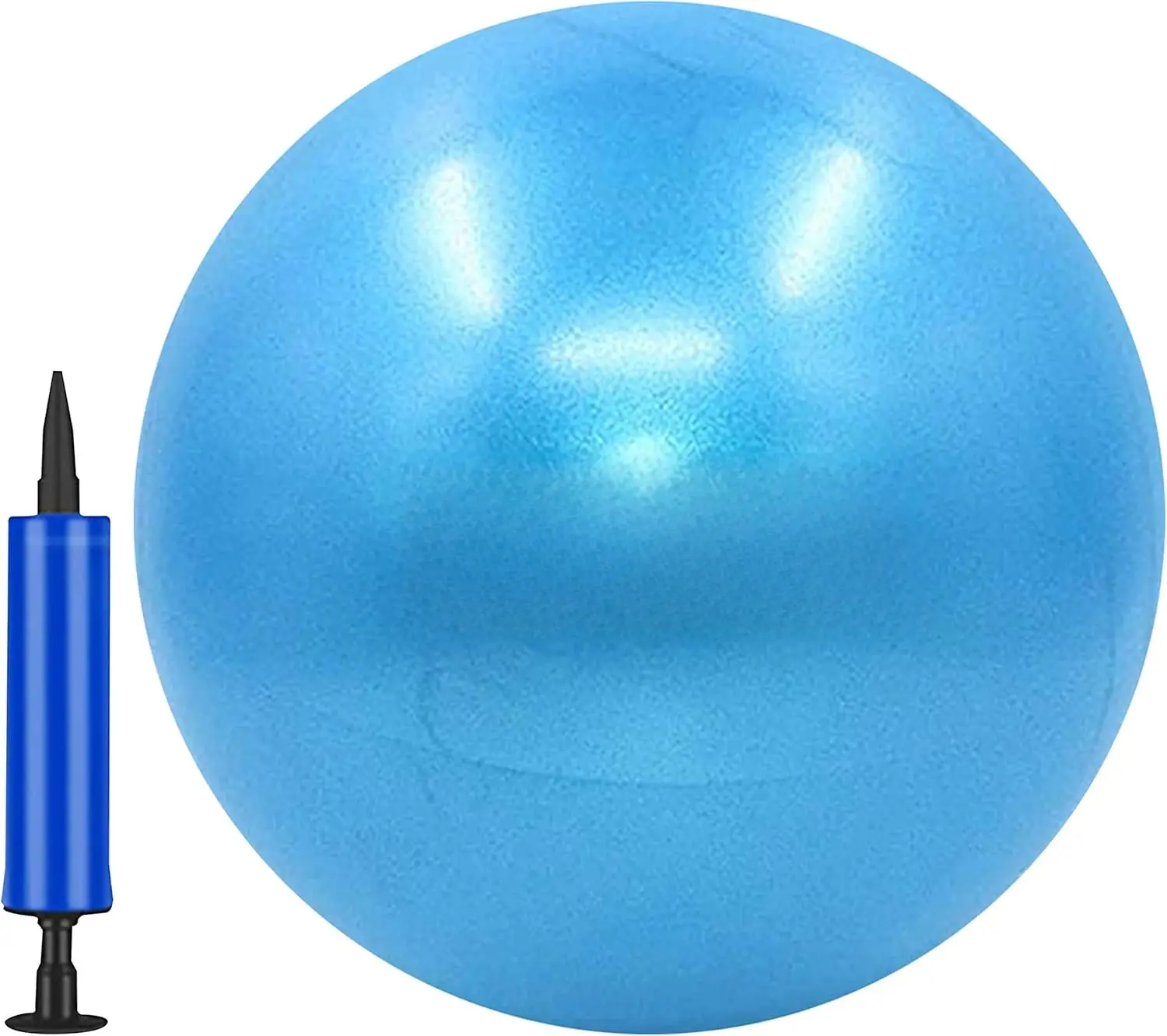 9-Inch Small Pilates Ball with Pump - Mini Exercise Ball for Core , Stability, Pilates, Yoga, and Physical . Enhance Your Workouts with Our Mini Workout Ball