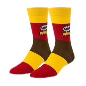 Men's Size 6-12 Pringles Themed Novelty Socks