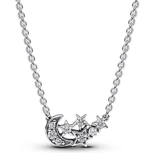 Pandora Sparkling Moon & Star Collier Necklace 392991C01-45