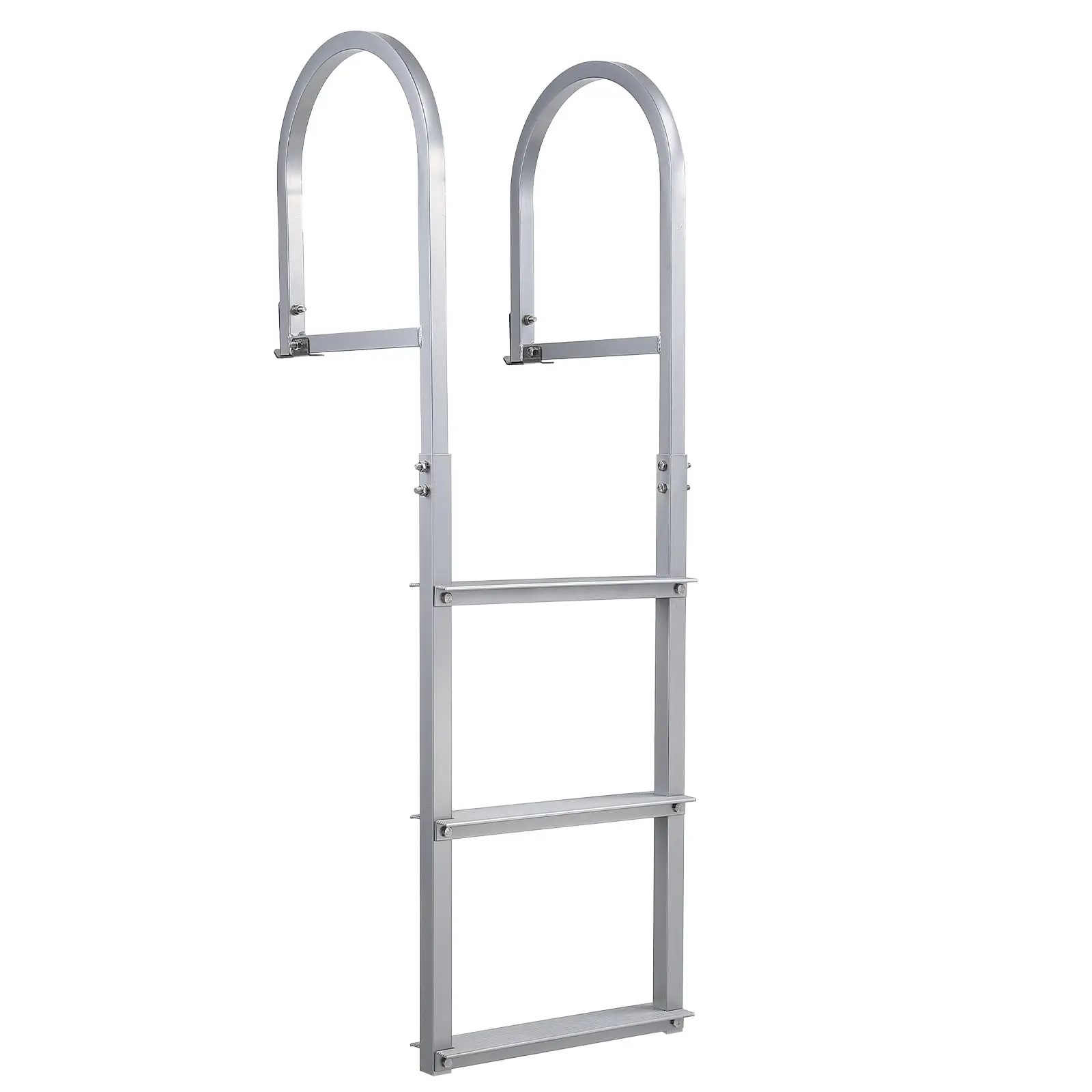 GARVEE Dock Ladder - 500lbs Capacity, Aluminum Swimming Ladder With Corrosion Protection for Pontoon Boats, Lakes, Sea Boarding & Swimming Pools, Floating Dock Ladder