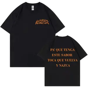 Karol G Tropicoqueta Latina Foreva Merch T-shirts Men Women Clothing Fashion Hip Hop T Shirt Summer Casual Short Sleeve T-shirt