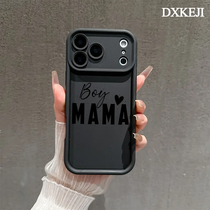 Customized Aesthetic Boy Mama Vintage Cartoon Phone Case - TPU Soft Silicone Shockproof Resistance Back Cover, Compatible Phone Accessory for iPhone 11,12,13,14,15 Pro Max,16,17 Plus & Samsung Galaxy S22,S23 Ultra,S24 Plus,S25,S26, Accessories
