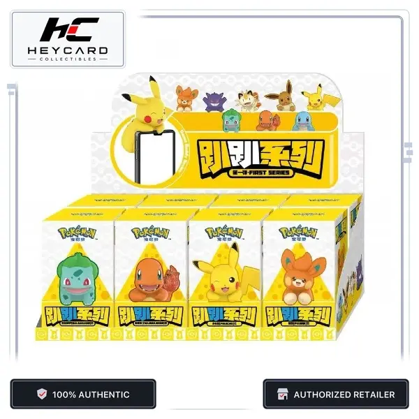 FUNISM Pokémon Action Figure Model, Original Confirmed Sealed Box, Anime Collectible Figurine with Pikachu, Gengar, Pawmi, Bulbasaur, Meowth, Desktop Display Collectibles