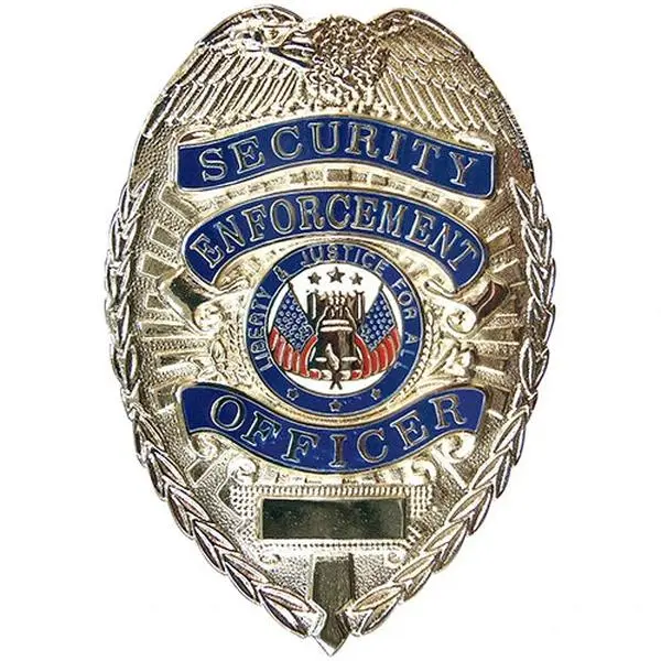 Deluxe Security Enforcement Officer Badge - Gold or Silver Deluxe Security Enforcement Officer Badge - Gold or Silver