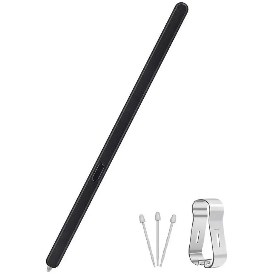 Z Fold 6/Fold 5 Slim S Pen Fold Edition 4096  Levels Compatible with Galaxy Z Fold 6/5 Phones Only, Fold 5 Pen Slim 1.5mm Pen Tip, with 3*Tips (Black)