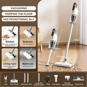 Wireless Vacuum Cleaner Household Large Suction Mite Removal Dust Suction Mopping Integrated Lightweight Handheld Vacuum Mopping Machine with Strong Suction Efficient Cleaning Long Battery Life