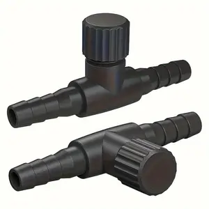 Aquarium Air Control Valve, 4pcs, Adjustable One-Way Air Flow Regulator, Fish Tank Accessories