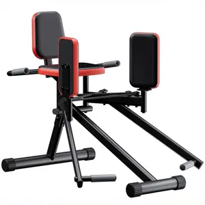 KBQ 2-in-1 Hip Abductor and Adductor Machine for Home Gym, Adjustable Lower Body Training Equipment with Padded Seat and Backrest