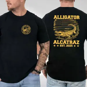 Alligator Alcatraz est 2025 USA flag shirt 07JUL25TT9