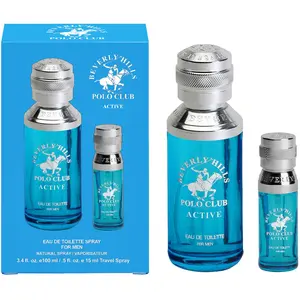 Beverly Hills Polo Club | Cologne for Men Bonus Pack – 3.4oz + 0.5oz Eau de Toilette, 2-Count – Aromatic & Citrusy Masculine Fragrance – Long-Lasting All-Day Scent | Ideal for Everyday Wear, Office, Travel, or Special Occasions