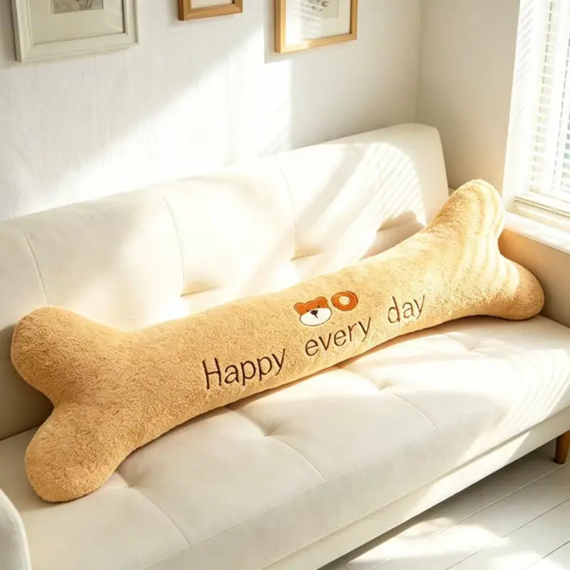 Giant Bone Pillow, Soft Plush Toy for Adults, Long Body Pillows, Perfect Gift for Mother's Day & Birthdays, Cozy Hug Pillow