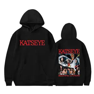 Katseyes Embroidered Hoodie | Valentine's Day Gift for Couples & Streetwear Lovers | Oversized Fit for Teens & Young Adults | Perfect for Dates, Spring Outings & Birthday Surprises | Limited Drop for Your BAE & Besties