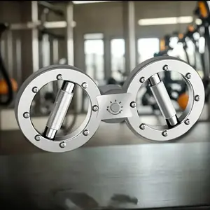 Resistance Adjustable Speed Arm Machine Stainless Steel Household Multi-Functional Eight-Character Wheel Wrist Force Trainer for Forearm Rotation and Grip Strength