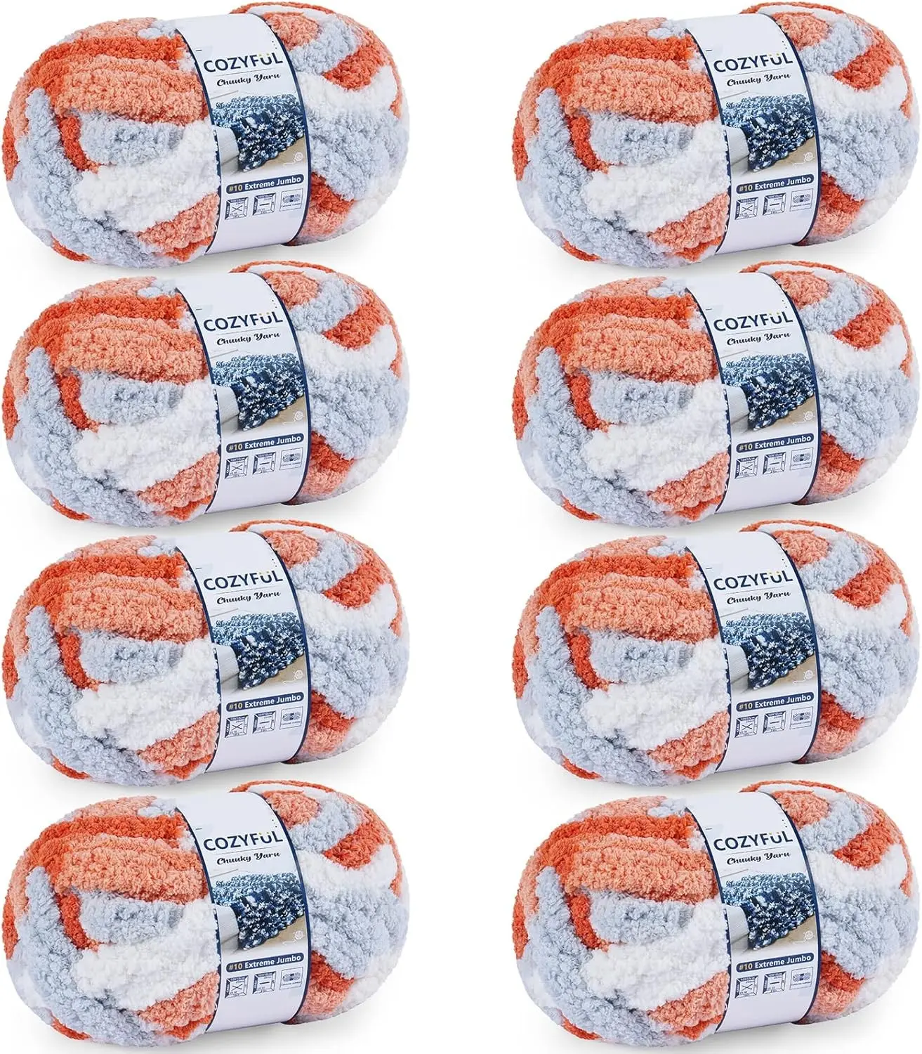Multi Orange&Grey