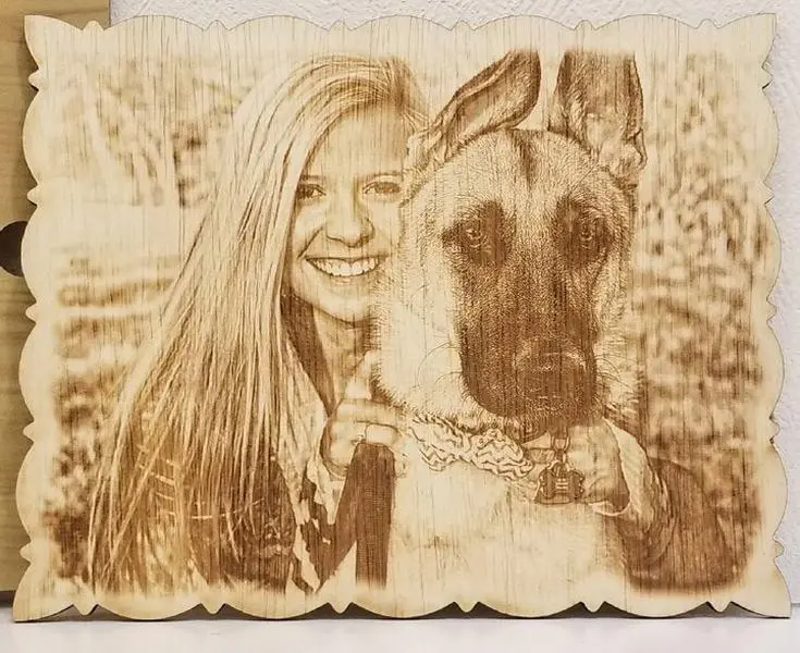 Personalized Engraved Photo Plaque - Handcrafted Wooden Keepsake for Anniversaries Birthdays Weddings & More - Available in 8x10 9x11.75 11x13.75 11.75x15.75 Sizes