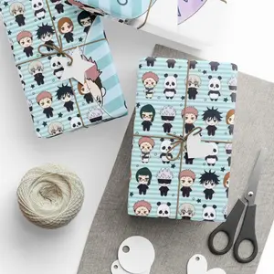 Demon Slayer Gift Wrap Paper – Cute Xmas Wrapping Sheets for Anime Lovers