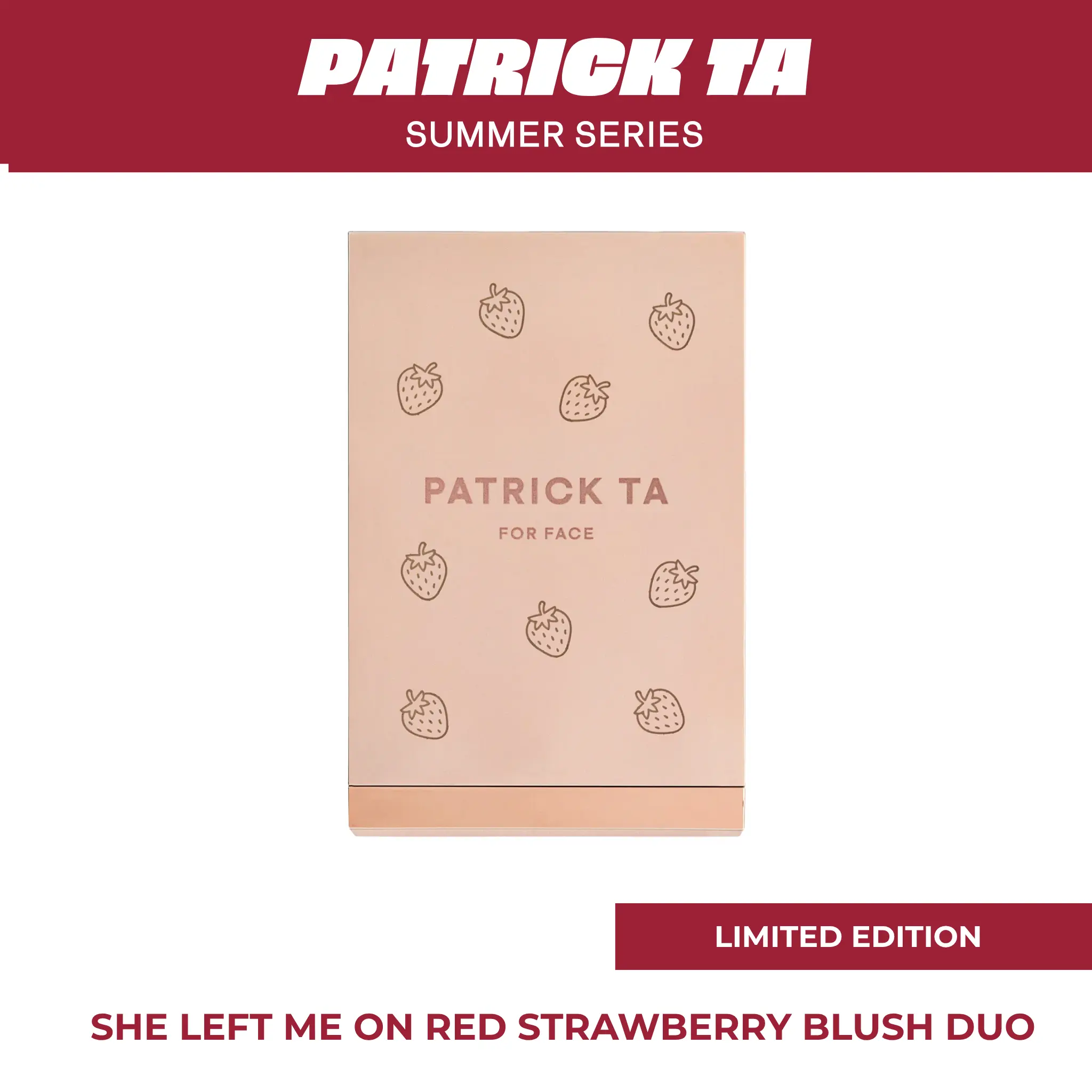 She Left Me On Red Strawberry Blush Duo
