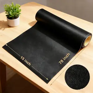 15×78 Inch Self-Adhesive Leather Repair Tape Patch,Cuttable Repair for Sofa, Car & Furniturehandcrafted leatherFull Grain Tooling Leather Sheet,PVC Leatherette Waterproof Upholstery Fabric,Self Adhesive Leather Repair Patch Kit