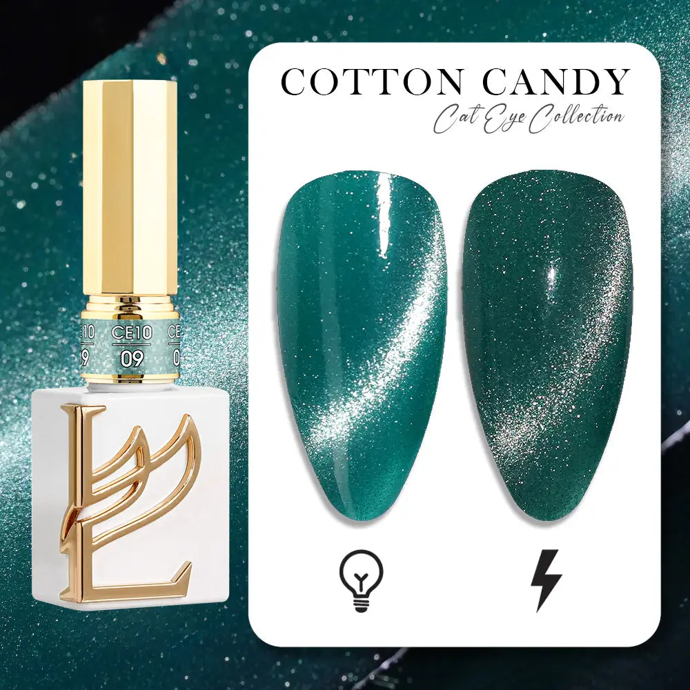 LAVIS 9D Cat Eyes CE10 - 09 (Ver1) - Gel Polish 0.5 oz -  Cotton Candy Collection