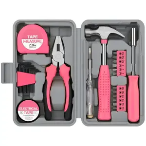 24-in-1 Small Household Tool Set, Multifunctional Gift Tools, Hardware Set Pliers Tape Measure Hammer Home Maintenance Toolbox Combination Set