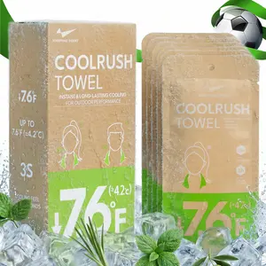 【Fan Exclusive Offer】CoolRush Cooling Towel – Instant Cold Neck Wrap for Soccer Fans, Long Lasting Cooling Body Wipe for Hot Match Days, Sports, Marathons & Outdoor Events summervibe
